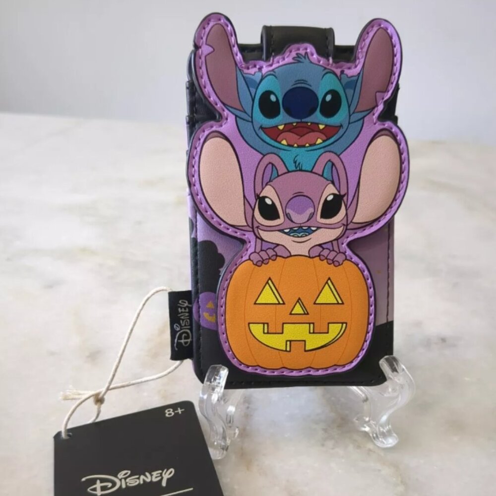 Disney Lilo & Stitch: The Series Angel & Stitch Pumpkin Cardholder